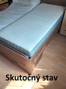 Predám matrac IKEA VALEVÅG 90x200 cm - 5