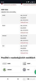 Vodné čerpadlo INA pre VW, Audi, Seat, Škoda - 5