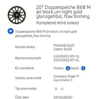 Kompletná sada letné kolesá individual BMW 20" Doppelspeich - 5