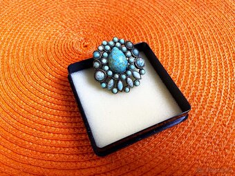 Starožitná vintage brošňa - 5