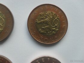 50 kč mince rok Vzácné ročníky - 5