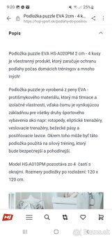 PENOVA PODLOZKA hruba 2cm - 120x120cm - 5