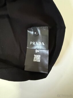 Prada čierne tričko M - 5