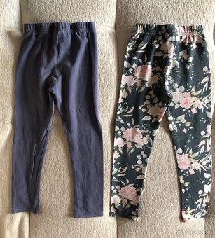 ——-2x bavlnené handmade legíny, Lily Grey, 104, 3 E—- - 5