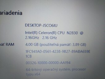 4. základná doska pre HP 15-r008nc , Intel celeron N2830 - 5