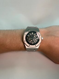 Seiko mod AP Royal oak skeleton - 5