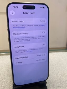 ZÁRUKA | iPhone 15 Pro 256gb Natural Titanium - 5