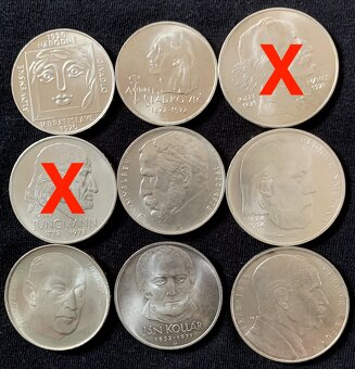 Československé pamätné strieborné mince (2) - 5