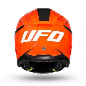 Motokrosová prilba UFO ECHUS oranžovo čierna - 5