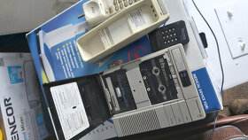 retro telefon,fax a záynamník - 5