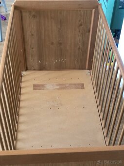 Postielka pre babatko drevena baby crib postel detska - 5