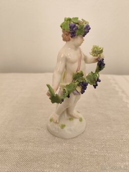 Meissen míšeň chlapec porcelánová soška - 5