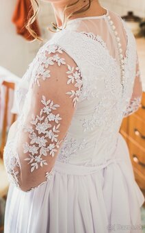 Biele svadobné šaty - 5