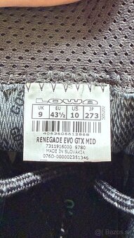 Panske turisticke goratex topánky velkost 9 - 5