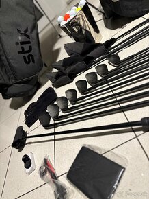 Kompletny čierny set golfových palíc (12ks) + darčeky - 5