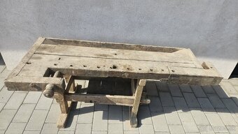 Stolársky drevený ponk - 5