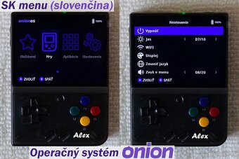 Nové MIYOO Mini Plus - EXTRA Game Boy, Onion, 60 tisíc hier - 5