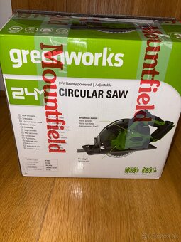 AKU KOTOUČOVÁ PILA GREENWORKS GD24CS 24V - 5