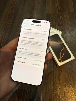 iPhone 16 pro 128gb - doskriabane sklíčko - 5