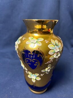 Váza, borské sklo V - 21 cm - 5