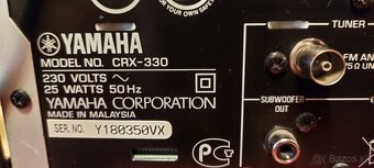 Predám mini systém Yamaha CRX-330 - 5