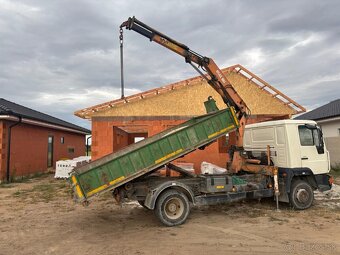 MAN L2000 hakovy kontajner+hydraulická ruka - 5