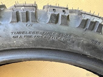 Mitas E-07+ DAKAR 150/70 B17 + 110/80 B19 – ako nové, DOT 20 - 5