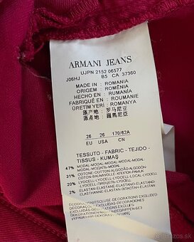 Armani Jeans rfile 26 ruzove - 5