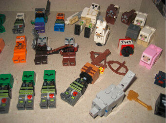 99x figurky original LEGO minecraft a mix minifiguriek - 5