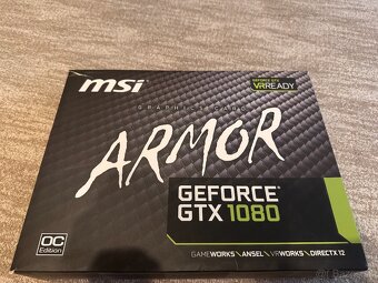 MSI GeForce GTX 1080 ARMOR OC Edition – 8 GB GDDR5X - 5