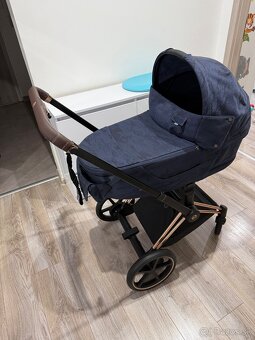 CYBEXPredam PRIAM Lux Carry Cot Rebellious Luxury Denim Blue - 5