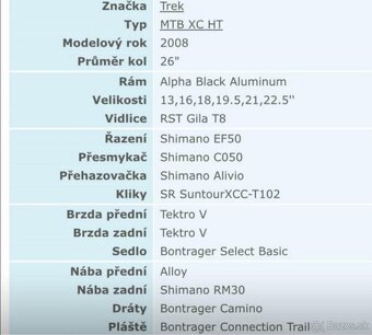 bicykel Trek 4300 - 5