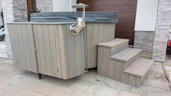 Kúpacia kaďa - vírivka s plynovým ohrevom vody (10kg flaša) - 5