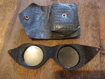 Nemecké proti prachové okuliare.Znacené - 5