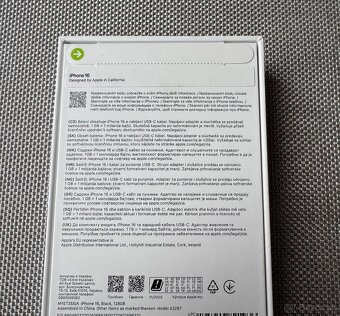 iPhone 16 128GB - NOVY - NEROZBALENY - 5