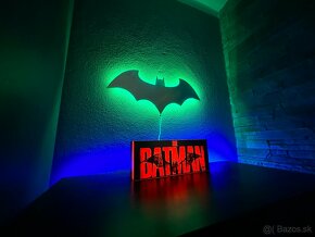 Batman LED zrkadlo dekoracia + Paladon obdĺžnikové svetlo - 5