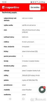 Detský bicykel KELLYS WASPER 16" - 5