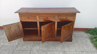 Starožitná komoda, nábytek z masívu - 5