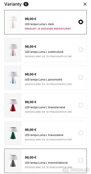 70% ZLAVA NOVA Lexon Luma L ZLATA - 5