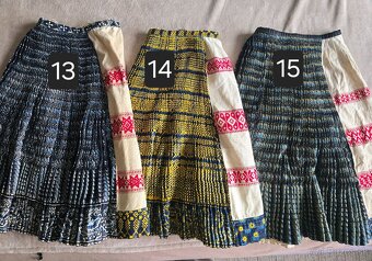 Stary kro Važrc modrotlač sukne - 5