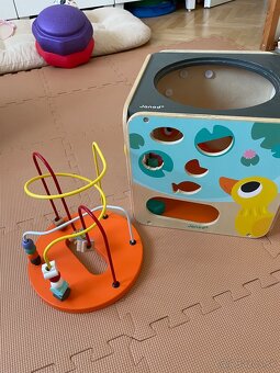 Janod drevená didaktická kocka s labyrintom - 5