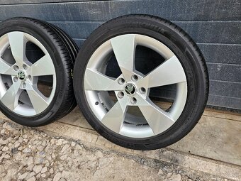 ŠKODA DENOM 5x112+Letné Michelin 225/45 R17 - 5