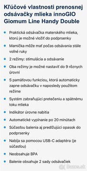 Prenosná elektrická odsávačka mlieka - 5