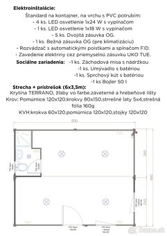 Predám mobilný kontajnerový dom,predajňu,kanceláriu,chatu. - 5