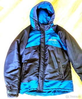 ZIMNÁ hrubšia BUNDA CHLAPČENSKá NEPREMOKAVÁ 170-176 - 5