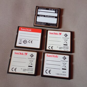 CompactFlash pamäťové karty SanDisk - 5