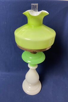 Stara stolná petrolejová lampa s cylindrom V 65 cm - 5