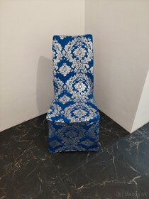 Modro-strieborne luxusné návleky - 5