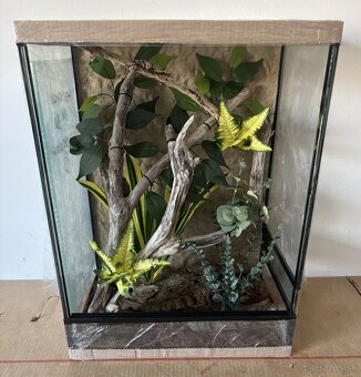 Zariadené terárium s výškou 60,70 a 80 cm - 5