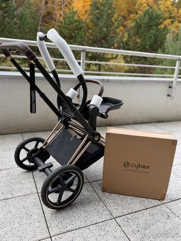 3 kombinácia Cybex E-Priam Rose Gold - 5